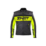 SOFTSHELL SHOT LITE BLACK_NEON_YELLOW S - SECURTEX MOTOR SL (t/a MaximoMoto)
