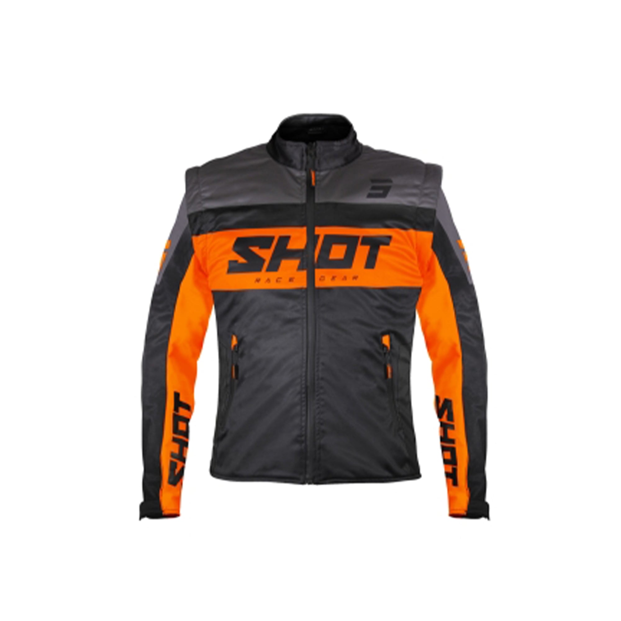  SOFTSHELL SHOT LITE BLACK_ORANGE S - SECURTEX MOTOR SL (t/a MaximoMoto)