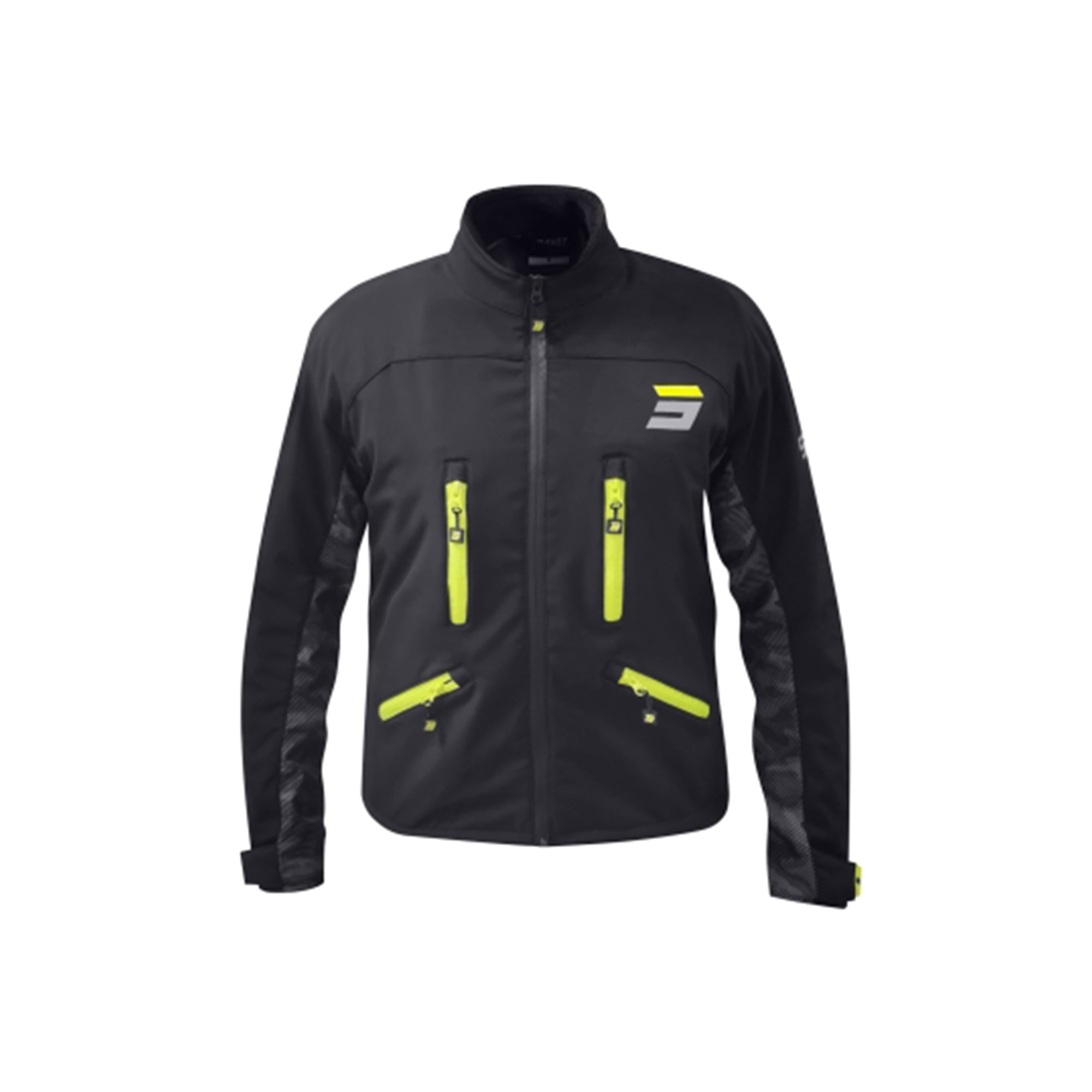 SHOT CLIMATIC JACKET BLACK_NEON_YELLOW S - SECURTEX MOTOR SL (t/a MaximoMoto)