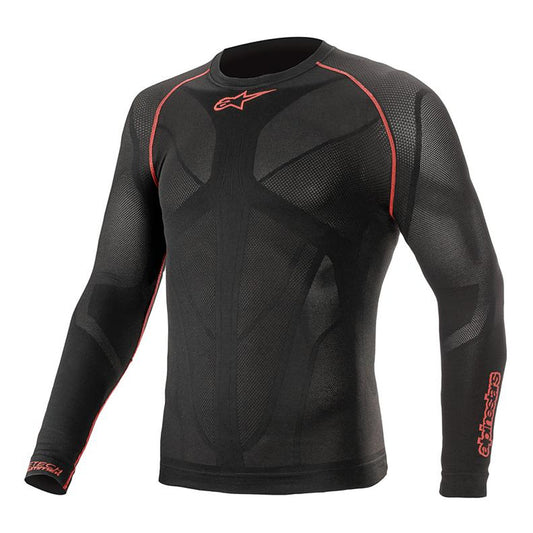 Alpinestars Ride Tech V2 Top Long Sleeve Summer Black Red images