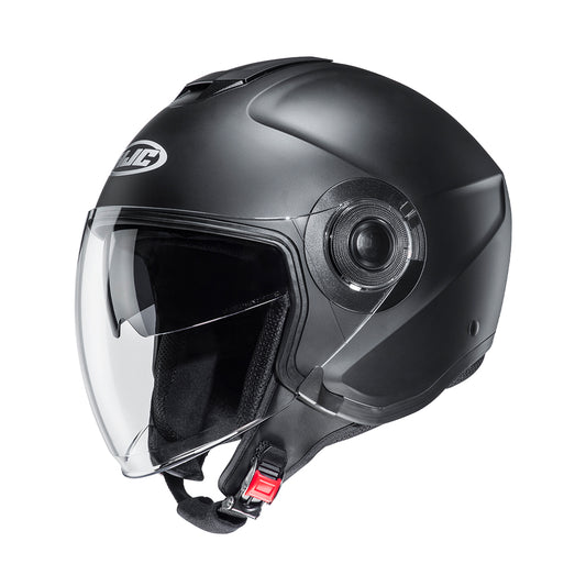HJC I40 Matt Black Jet Urban Motorcycle Helmet - MaximomotoUK
