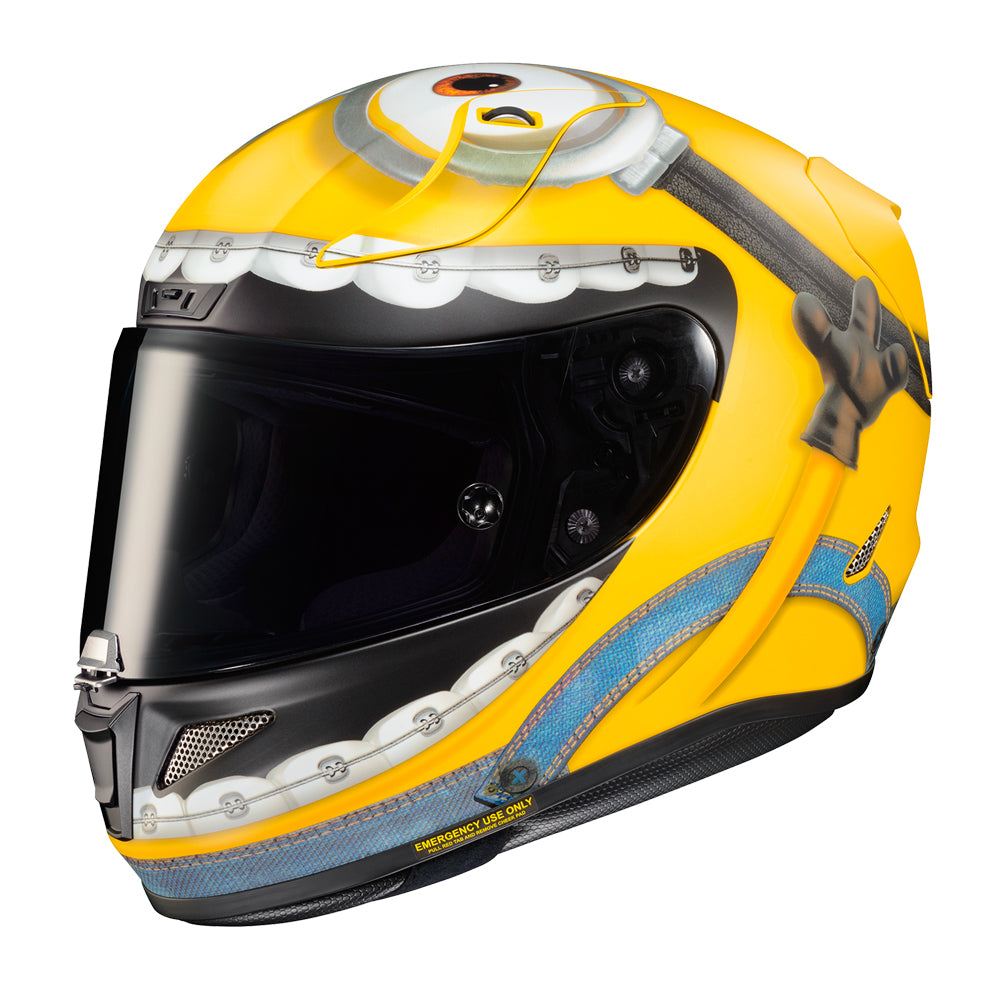 HJC RPHA 11 Otto Minions Full Face Motorbike Helmet  MC3SF Yellow 