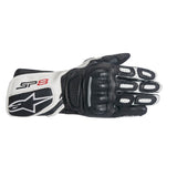 Alpinestars Stella SP-8 v2 Motorcycle Gloves Female Riders Black White - back pic