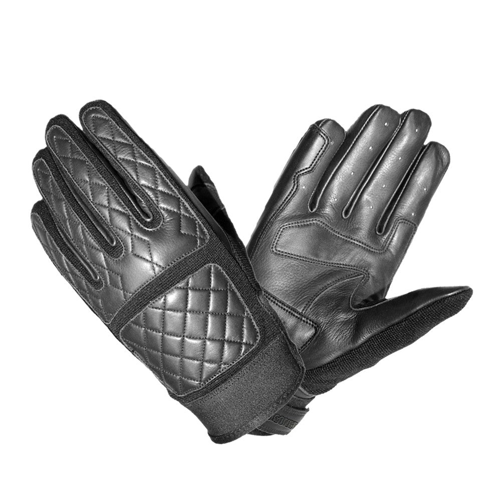 Poisoned - Season Prima Leather/Textile Gloves Black - SECURTEX MOTOR SL (t/a MaximoMoto)