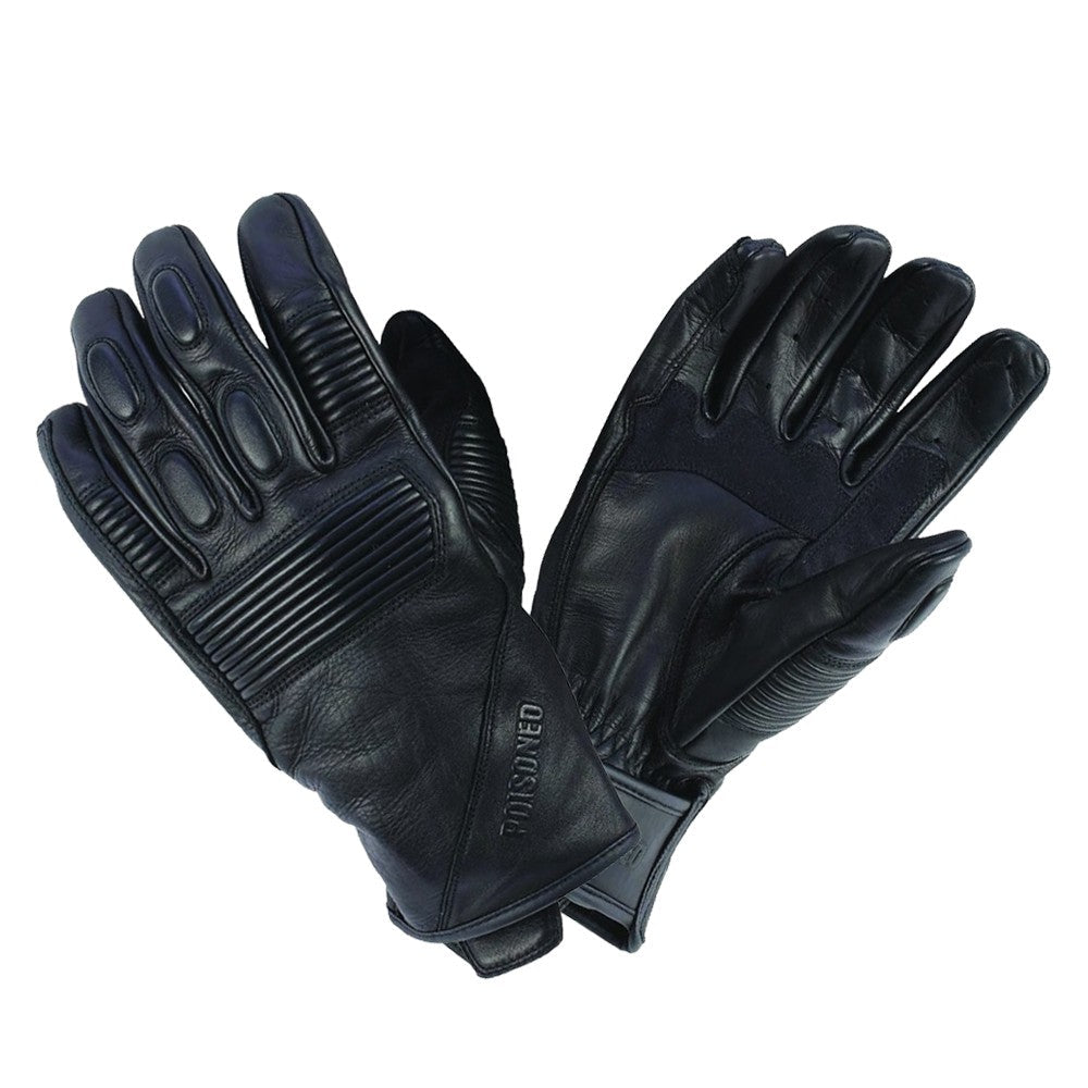  Poisoned - Phantom Leather Gloves Black - SECURTEX MOTOR SL (t/a MaximoMoto)