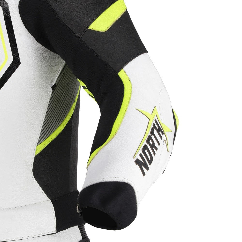  BELA - 2 PC North Star Suit Black/White/Fluor Yellow - SECURTEX MOTOR SL (t/a MaximoMoto)