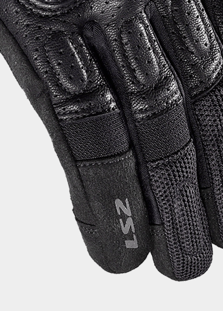 LS2 ATOM MAN MOTORBIKE SUMMER LEATHER GLOVES