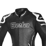 BELA Rocket Ladies 2 PC Motorcycle Racing Suit Black White 