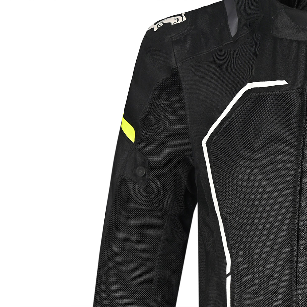 Bela Artrex Touring Textile Jacket Black Grey Fluro Yellow