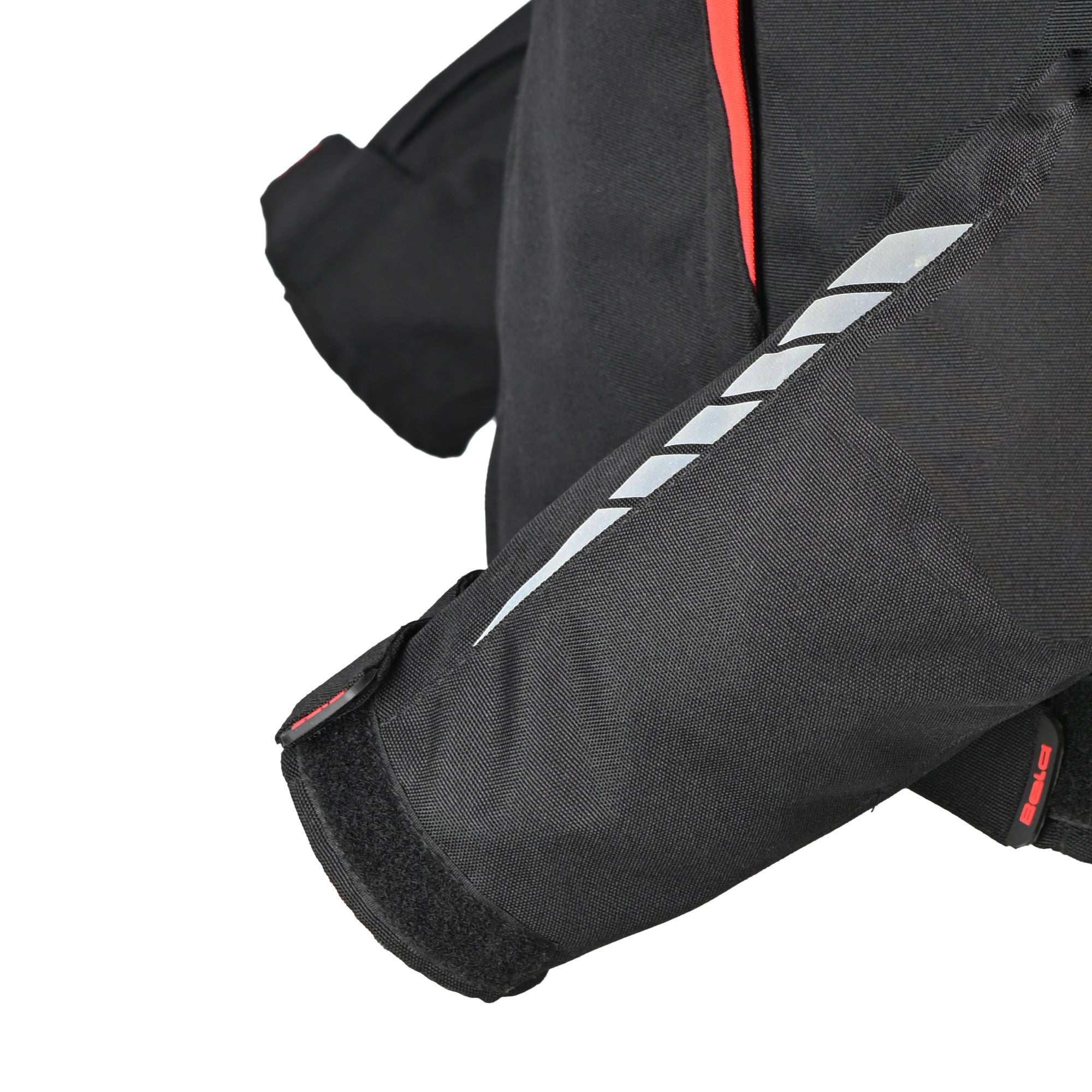 BELA Bradley Textile Motorbike Jacket Black Red