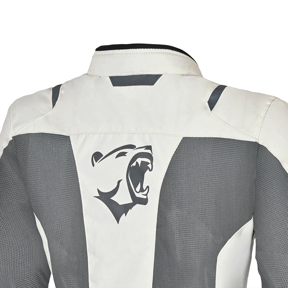 BELA Mesh Pro Lady Motorcycle Touring Jacket Gray Ice