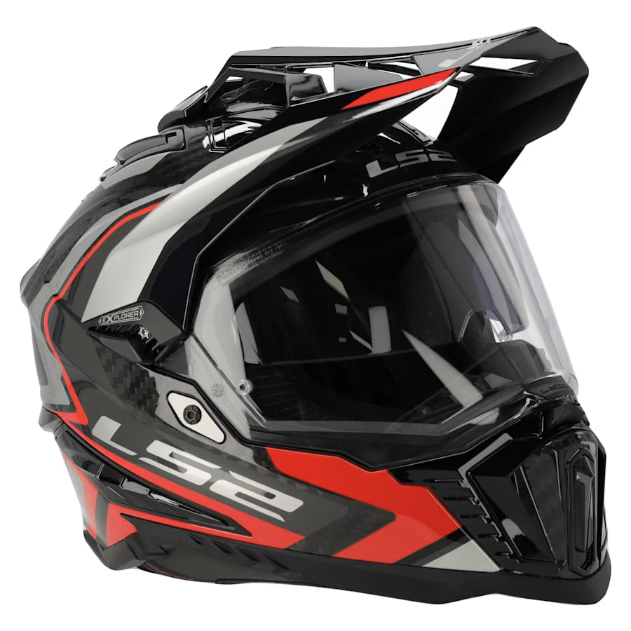 LS2 MX701 C EXPLORER FRONTIER II OFF-ROAD MOTORCYCLE ADVENTURE HELMET ORANGE