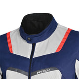 R Tech Spiral Mesh Motorcycle Jacket Blue/Ice/Red