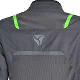 R-Tech Spiral Mesh Motorcycle Sports Touring Jacket Anthracite Grey Green 