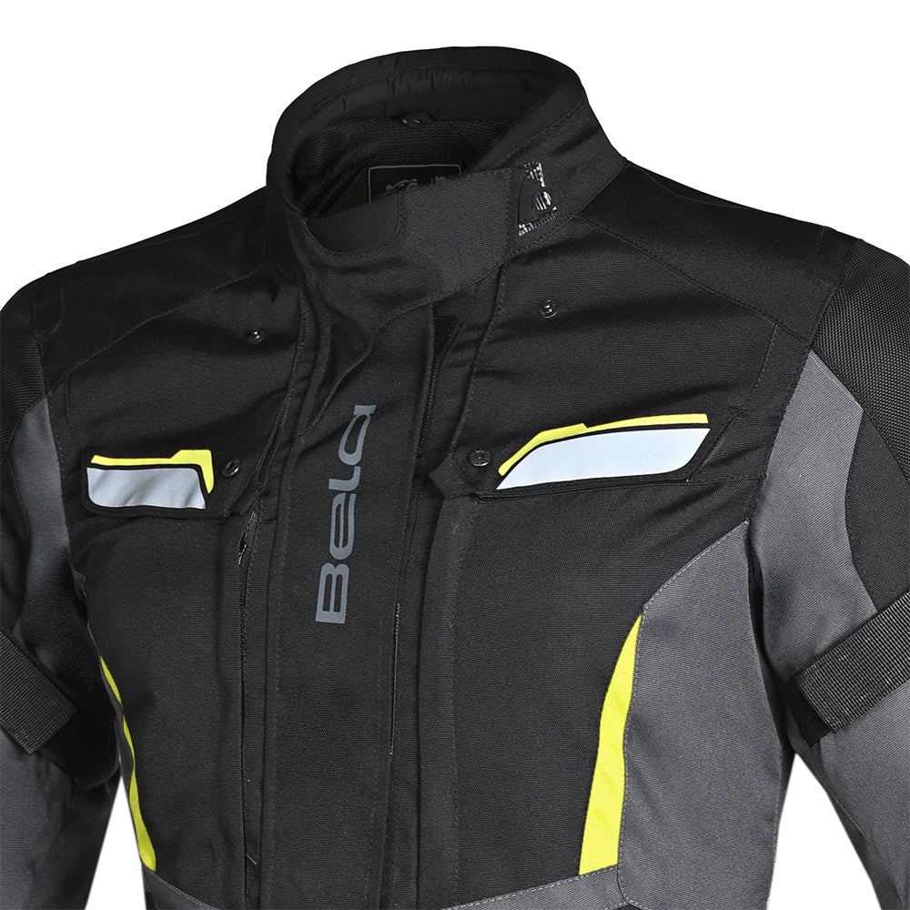 BELA - Chaqueta Textil Hurricane Lady  Negro/Amarillo - SECURTEX MOTOR S.L (t/a MaximoMoto)
