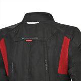 Bela Transformer Motorcycle Touring Water-Resistant Jacket Black Red 