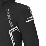 BELA Breeze Softshell Motorbike Riding Hoodie Black Gray 