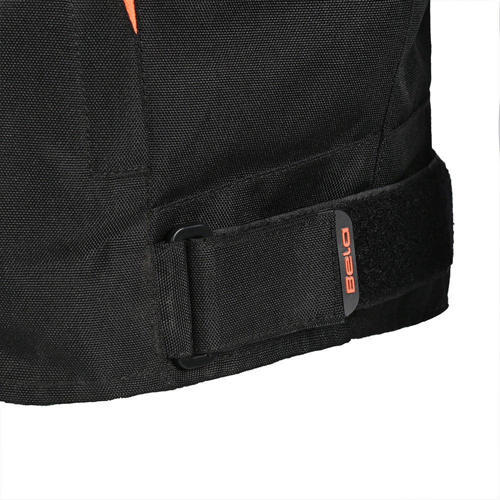 Bela Bradley  Motorcycle Textile Jacket Black Orange
