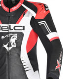 BELA X Race 1PC Motorbike Racing Suit UK Black White Red 