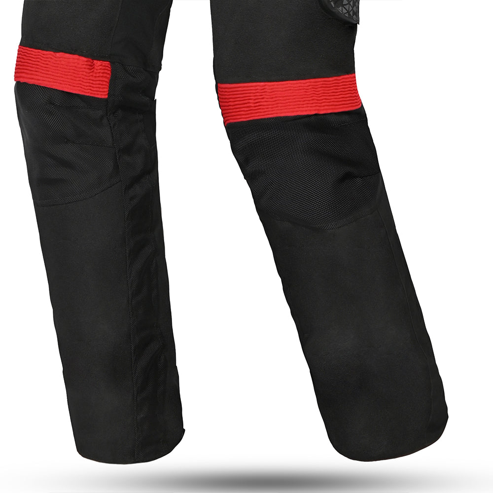 BELA Crossroad Extreme WR 34LTextile Pant Black Dark Gray Red