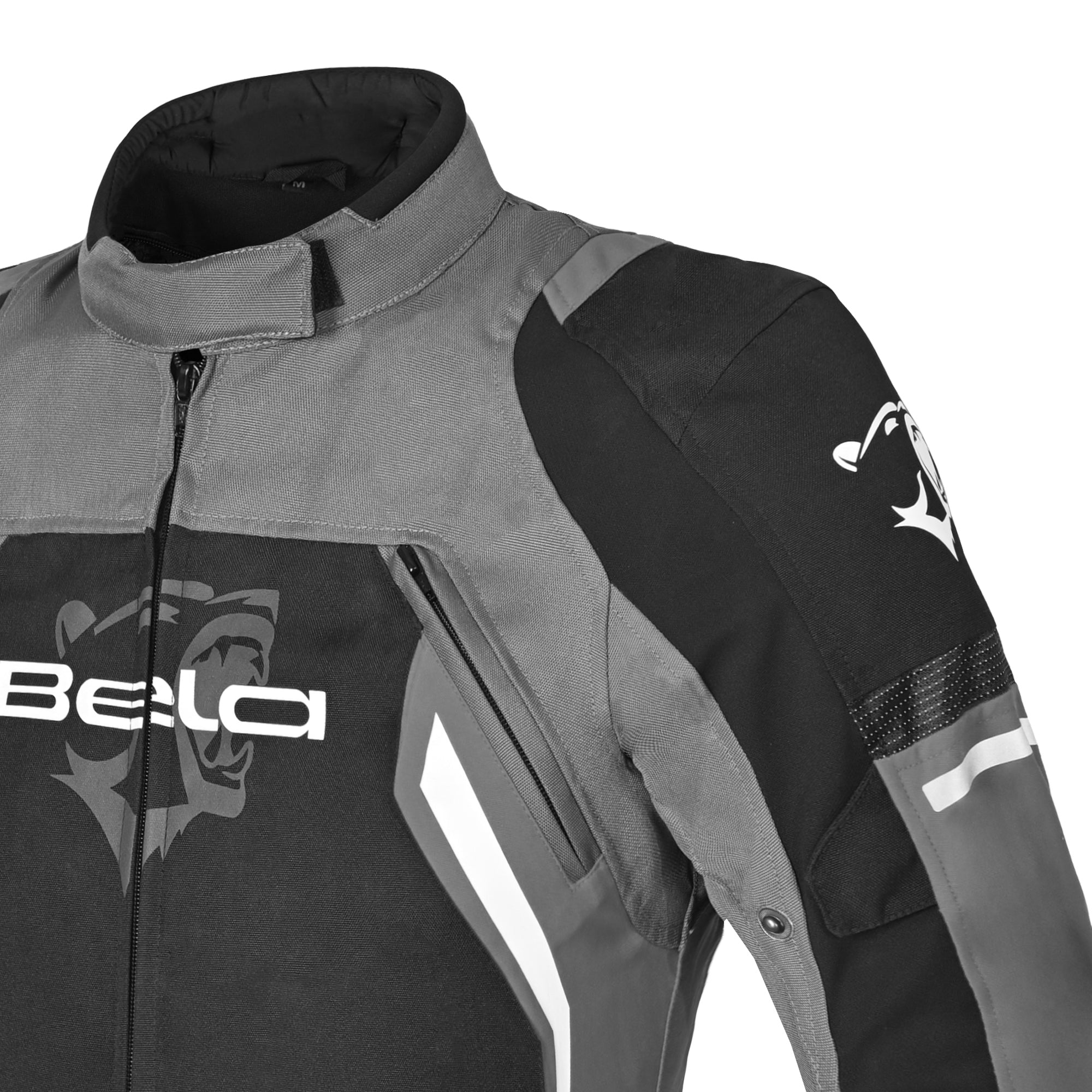 BELA CORDANIEL LADY ALL SEASON MOTORCYCLE TEXTILE JACKET BLACK GREY