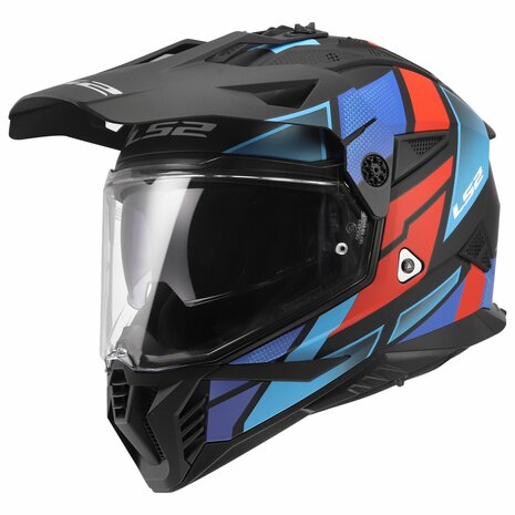 LS2 MX702 PIONEER II BLOCK OFF ROAD MOTORCYCLE ADVENTURE HELMET