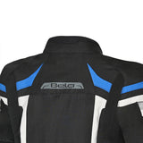 BELA Highland Motorcycle Riding Jacket Men Black Blue images