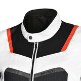 R Tech Spiral Mesh Motorcycle Jacket Ice/Black/Red