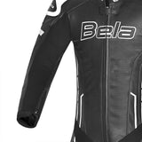 BELA Rocket Man Mix Kangaroo 1 PC Motorcycle Suit Black White 