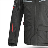 BELA Onsaker Motorcycle Textile Jacket - Black Red images