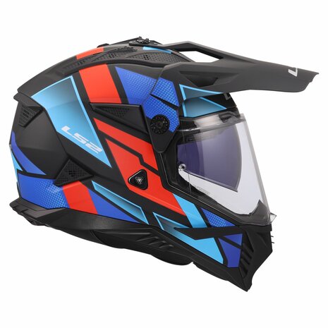 LS2 MX702 PIONEER II BLOCK OFF ROAD MOTORCYCLE ADVENTURE HELMET