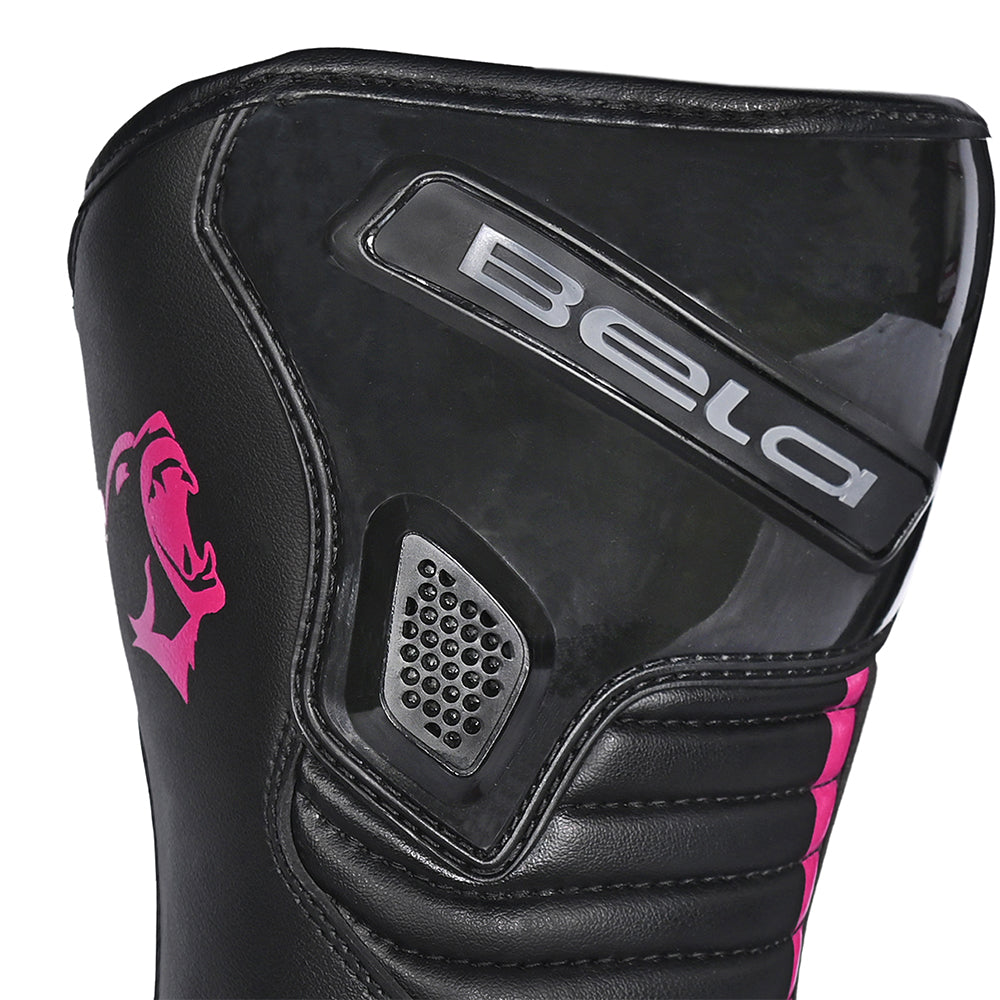 BELA Strip Lady Boots - Racing Boots - Black Pink 