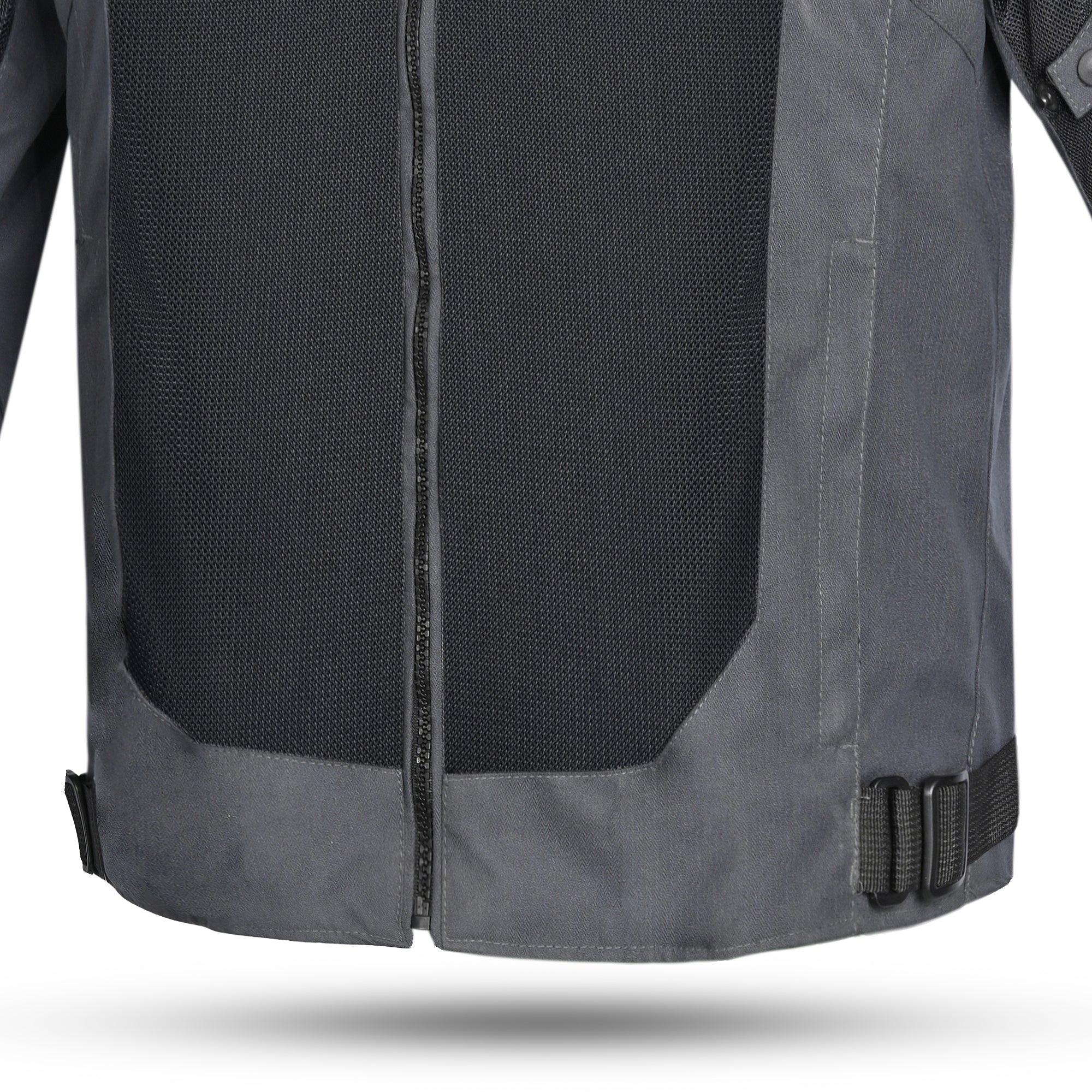R-TECH SPIRAL MESH Motorcycle Jacket Dark Grey Black Green