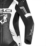 BELA X Race 1PC Motorcycle Racing Suit Black Dark Grey White 