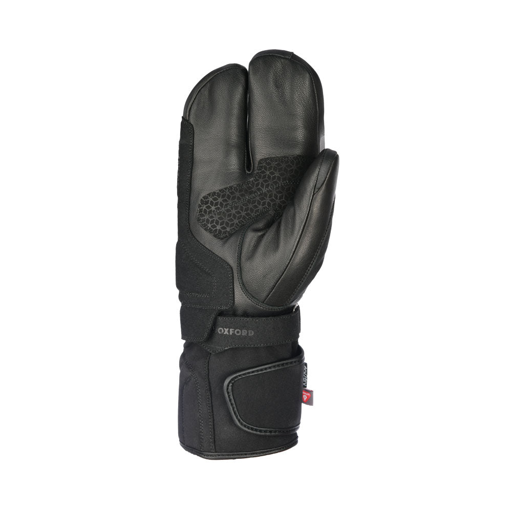 Oxford Polar 1.0 Men Waterproof Motorcycle Glove Black Fluo 