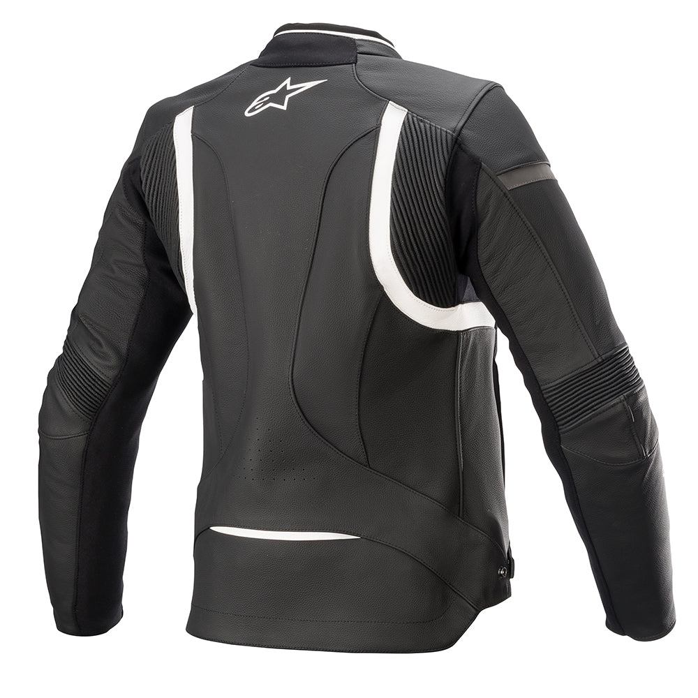 Alpinestars Stella Kira V2 Leather Jacket Black/White images