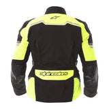 Alpinestars Andes V3 Drystar Jacket Black Yellow Fluo - back pic