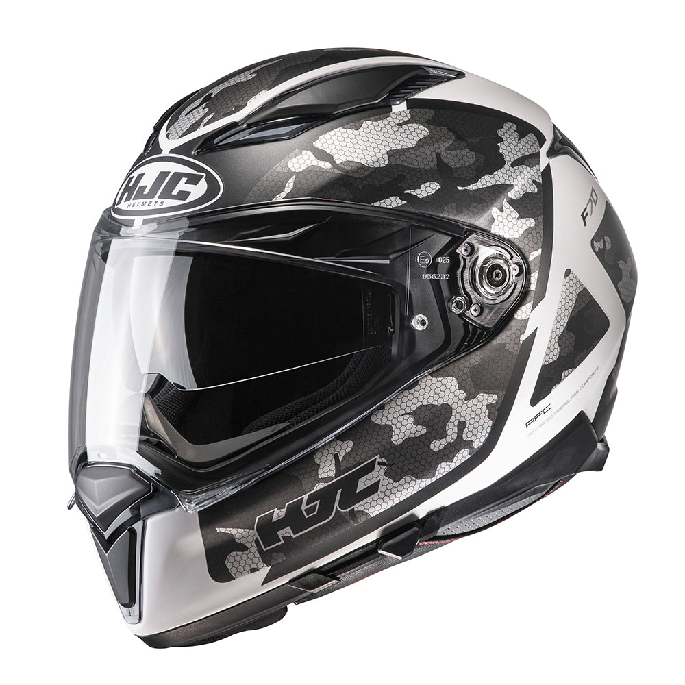 HJC F70 Katra MC10SF White Racing Full Face Helmet 
