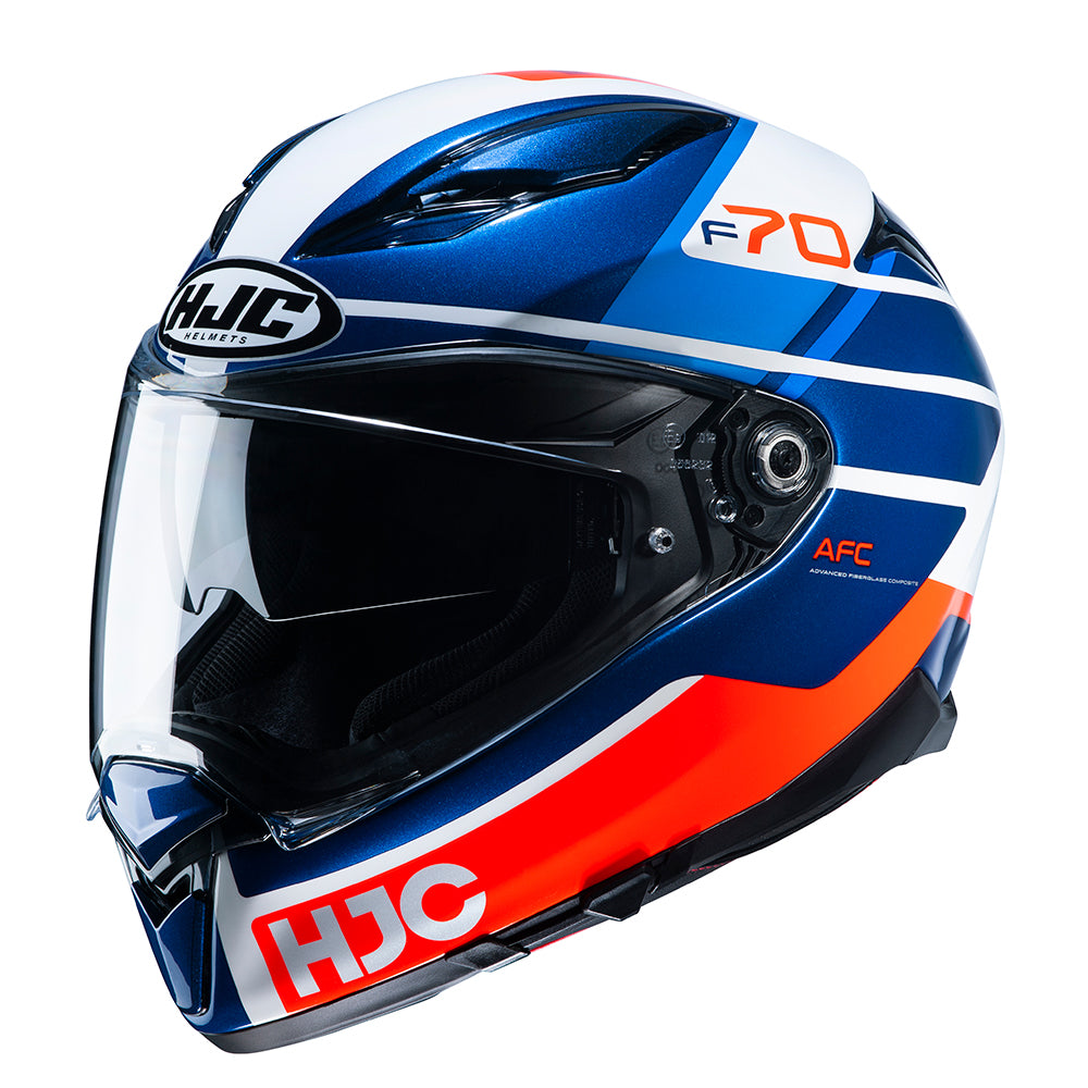 HJC F70 Tino MC21 Sports touring full face Helmet front view