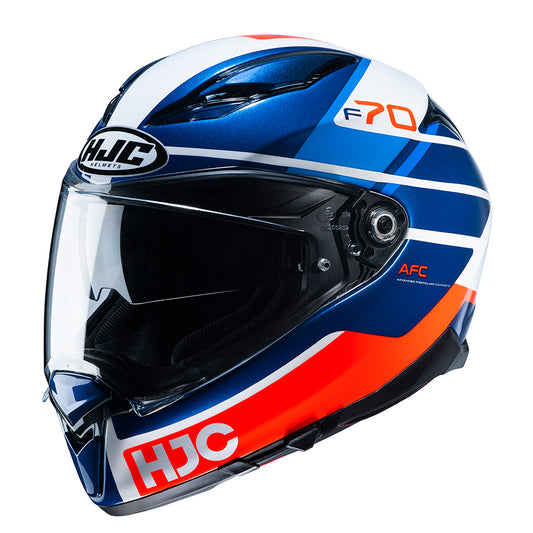 HJC F70 Tino MC21 Sports touring full face Helmet front view