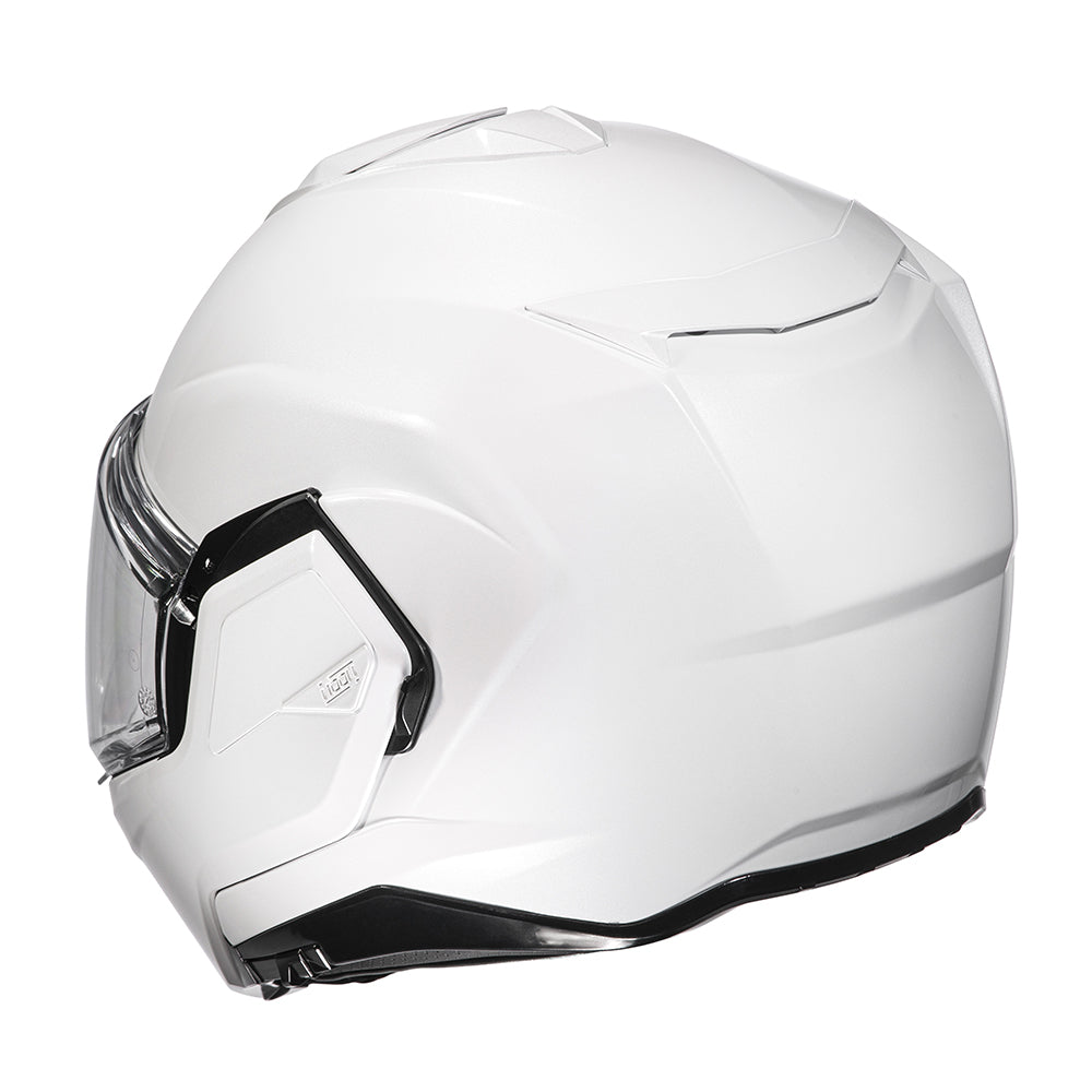 HJC I100 White Flip Up Motorbike Helmet - MaximomotoUK