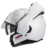 HJC I100 White Flip Up Motorbike Helmet - MaximomotoUK