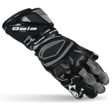 BELA EXTREME MOTORCYCLE LEATHER GLOVES BLACK GREY ANTHRACITE