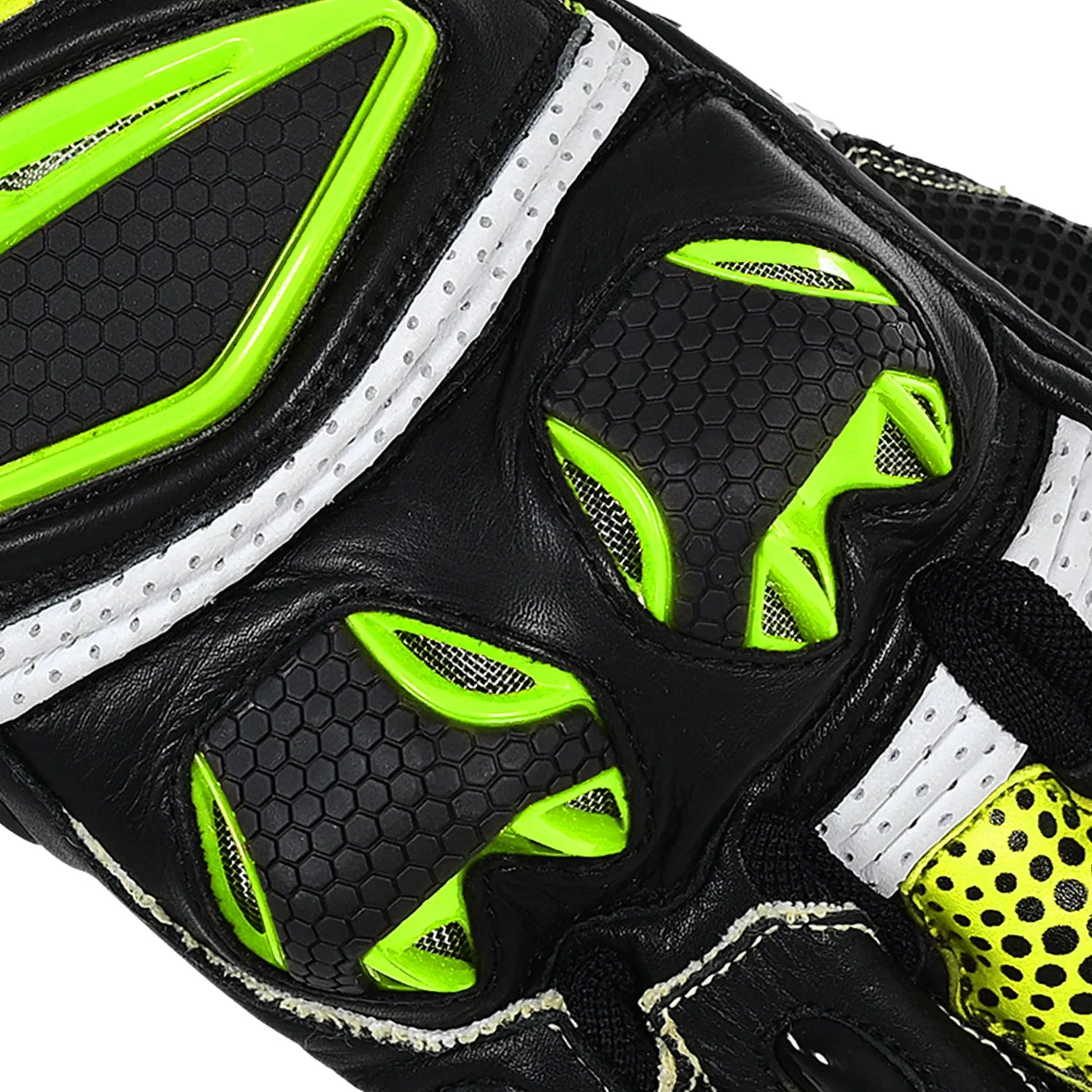 BELA EXTREME GUANTES NEGRO BLANCO AMARILLO FLOU