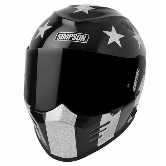 Simpson Venom Sting Rae Black Full Face Motorbike Helmet,Picture