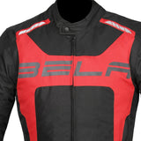  BELA - Black/Red Clutch Textile Jacket - SECURTEX MOTOR SL (t/a MaximoMoto)
