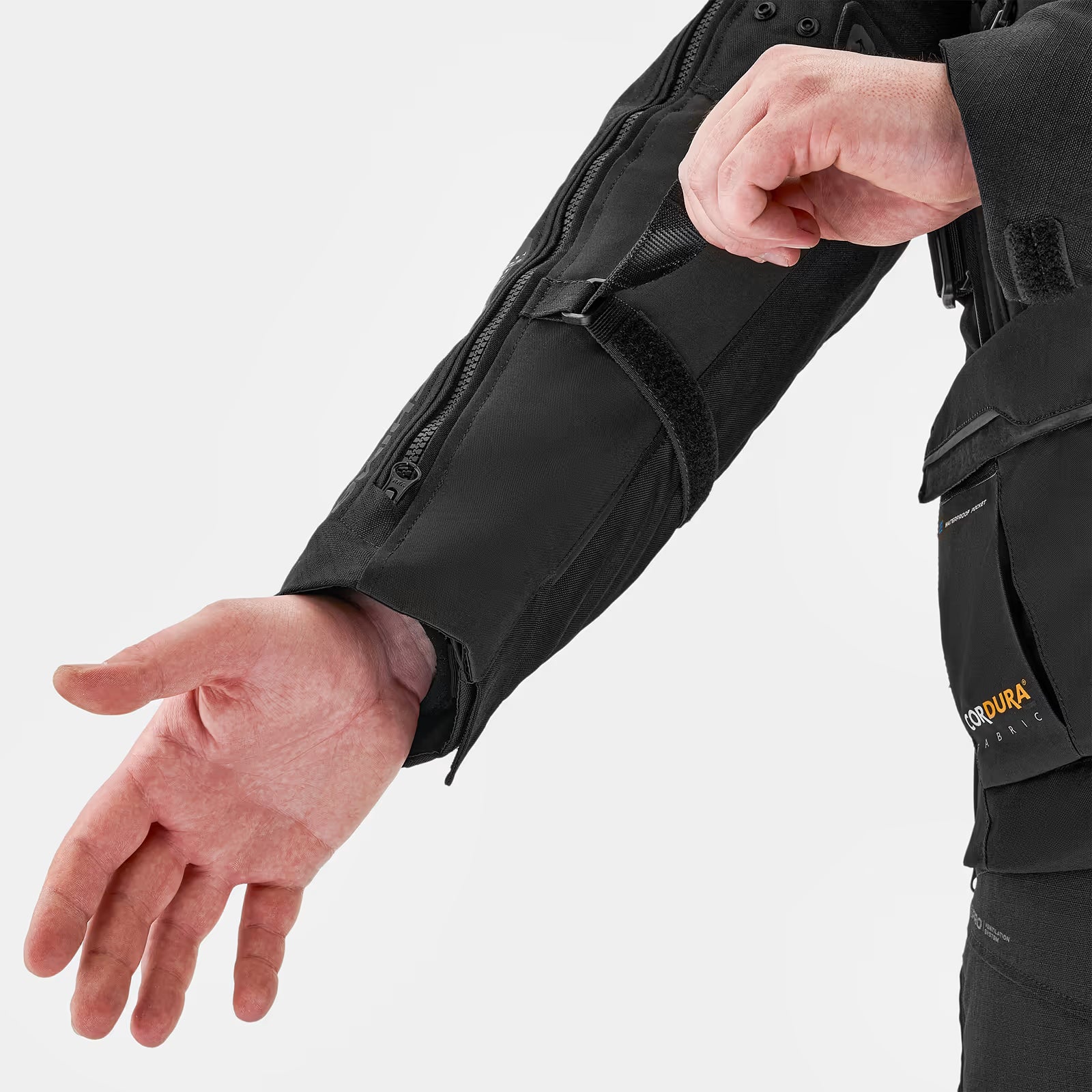 SHIMA TRACKER MEN MOTORCYCLE TOURING JACKET BLACK