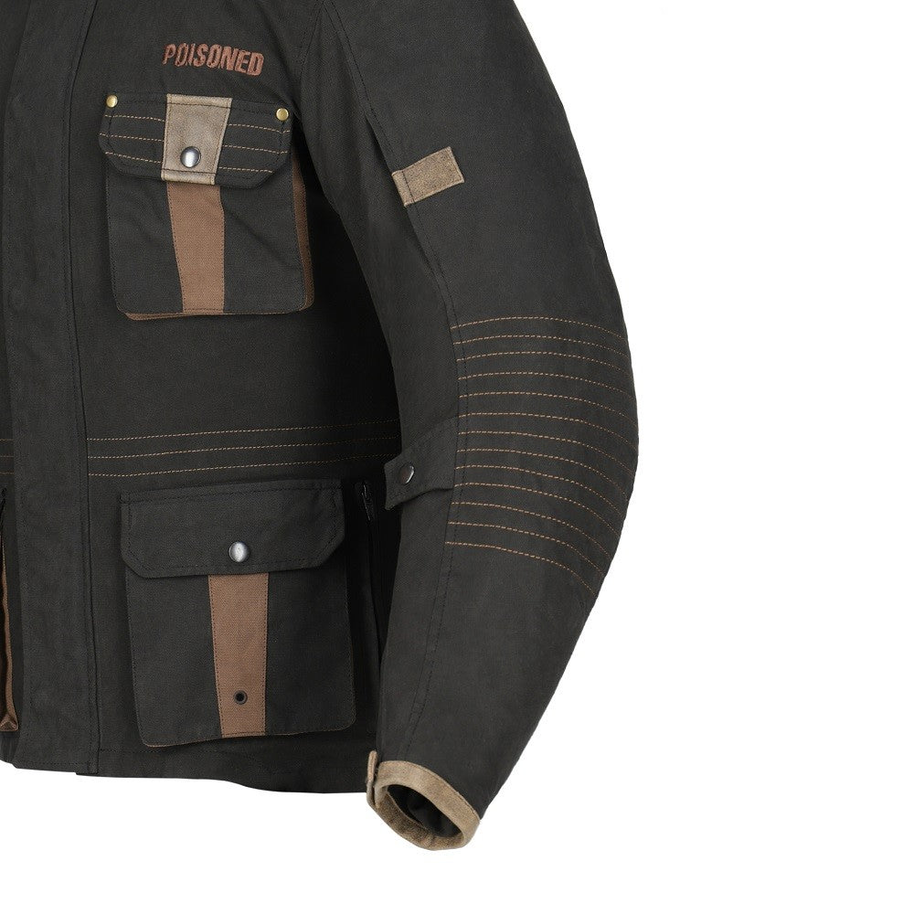  Poisoned - JACKET Textile Kubler Black/Brown - SECURTEX MOTOR SL (t/a MaximoMoto)
