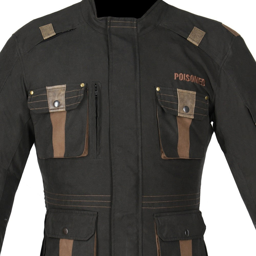  Poisoned - JACKET Textile Kubler Black/Brown - SECURTEX MOTOR SL (t/a MaximoMoto)