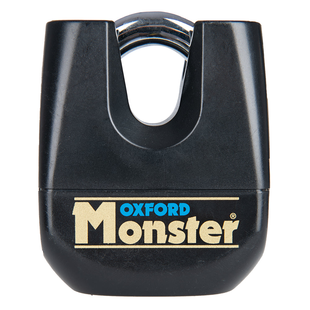 Oxford Monster 11mm Padlock Black High Security Motorcycle - MaximomotoUK